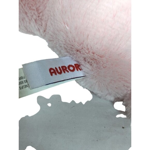 Aurora Pink Cream Teddy Bear Plush Breast Cancer Ribbon 9.5" - Picture 5 of 6